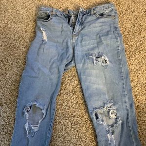 Wild Fable size 4. Slightly used distressed mom jeans.